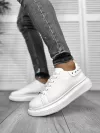 Adidasi barbati casual amq, albi 6626